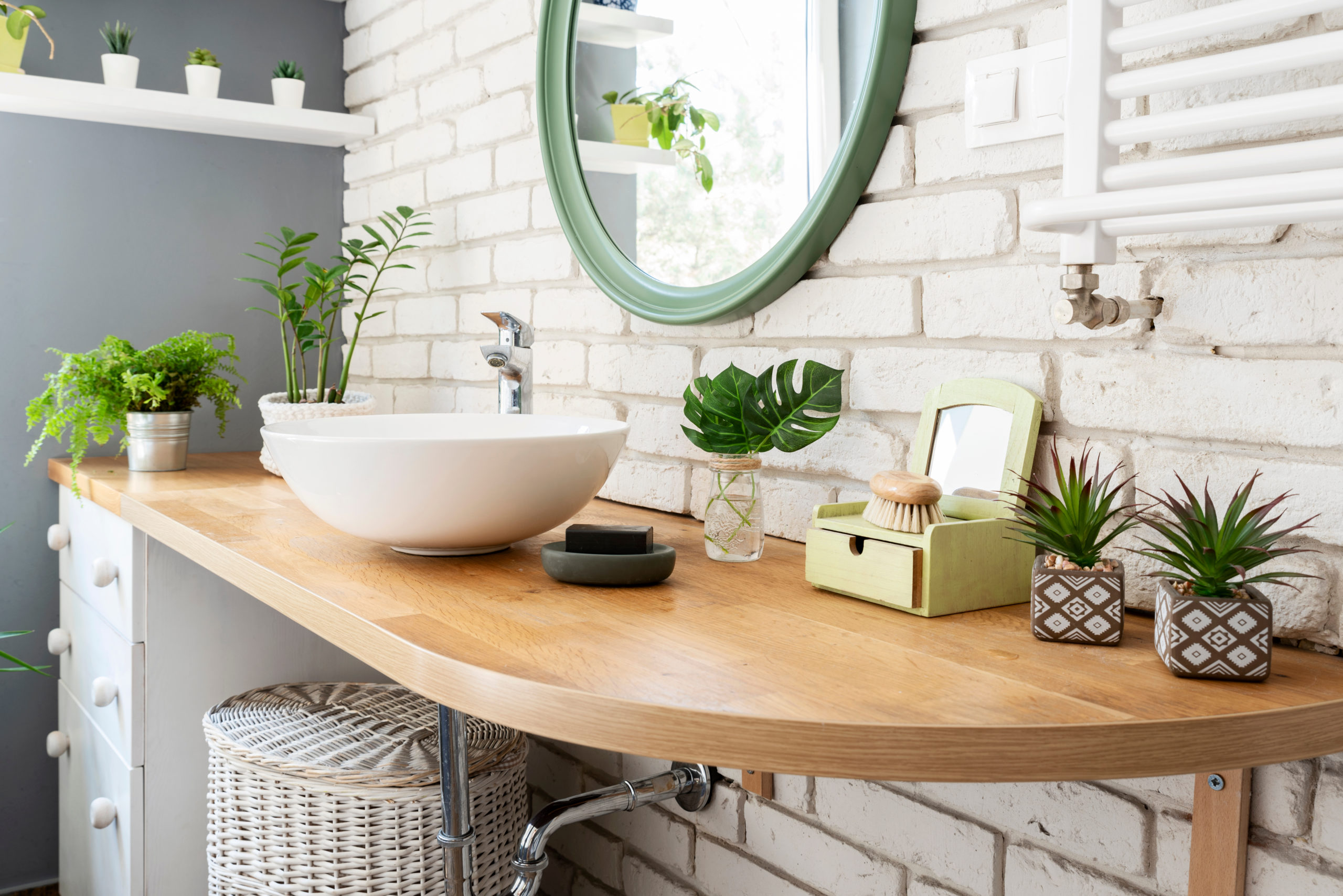 white,modern,bathroom.,bright,room.,modern,interior.,green,plants,on white,modern,bathroom.,bright,room.,modern,interior.,green,plants,on